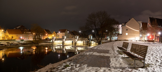 Tuttlingen bei Nacht / Langzeitbelichtung in Tuttlingen