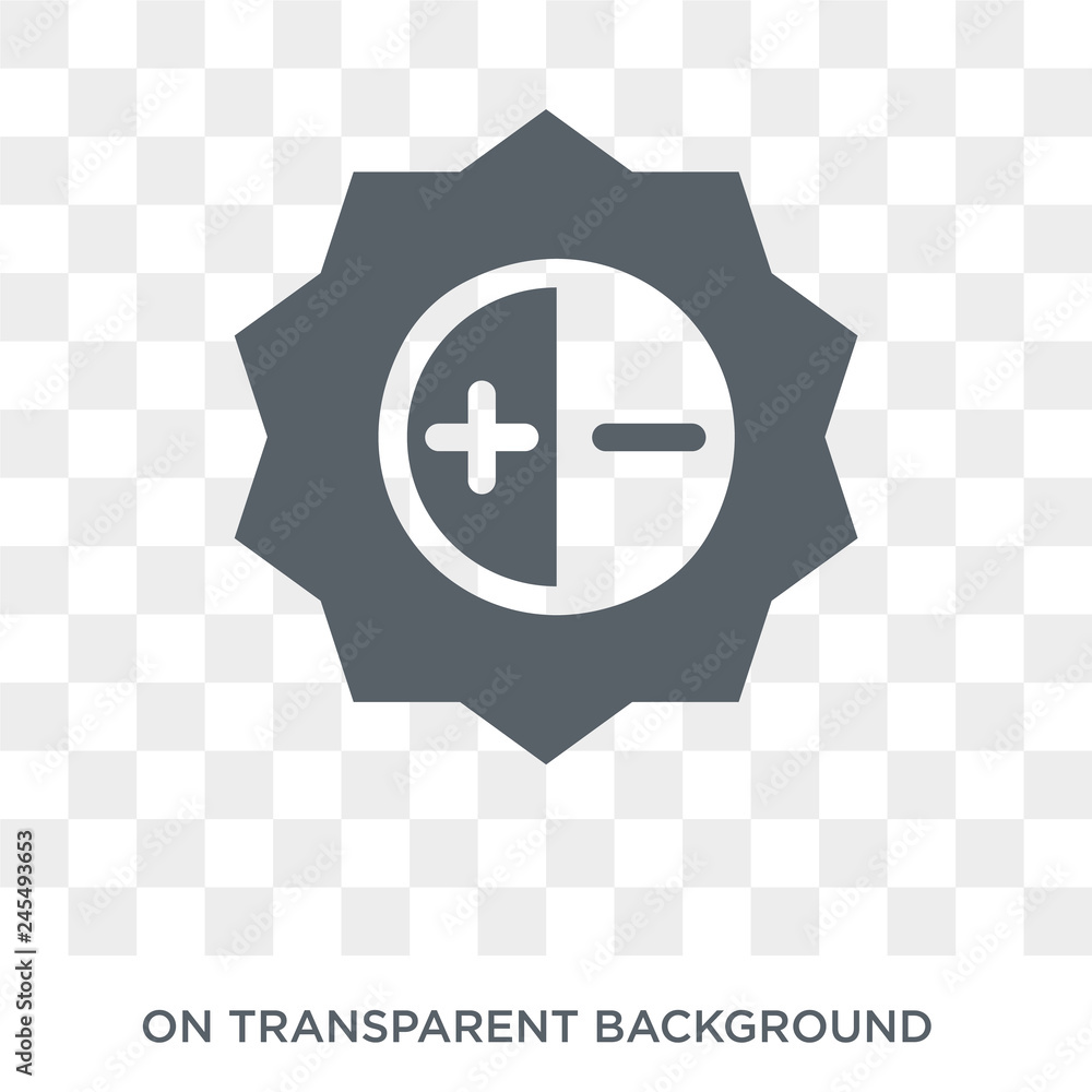 Poster brightness icon. brightness design concept from collection. simple element vector illustration on tr