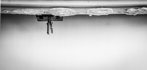 Fußleiste auf dem kopf