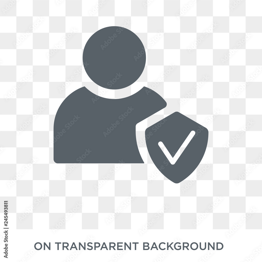 Poster account icon. account design concept from collection. simple element vector illustration on transpar