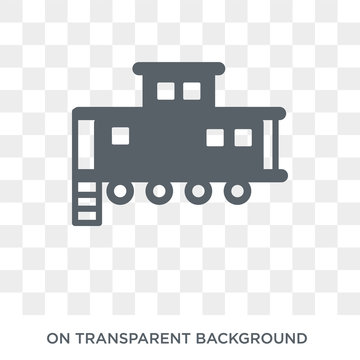 caboose icon. caboose design concept from Transportation collection. Simple element vector illustration on transparent background.
