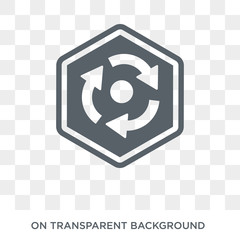 side road sign icon. Trendy flat vector side road sign icon on transparent background from traffic sign collection. High quality filled side road sign symbol use for web and mobile