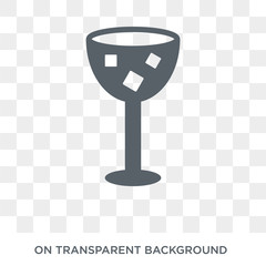 Refreshing cold drink icon. Refreshing cold drink design concept from Summer collection. Simple element vector illustration on transparent background.