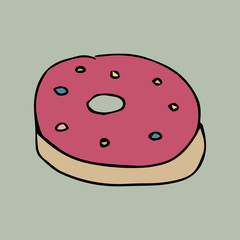 donut. vector illustration