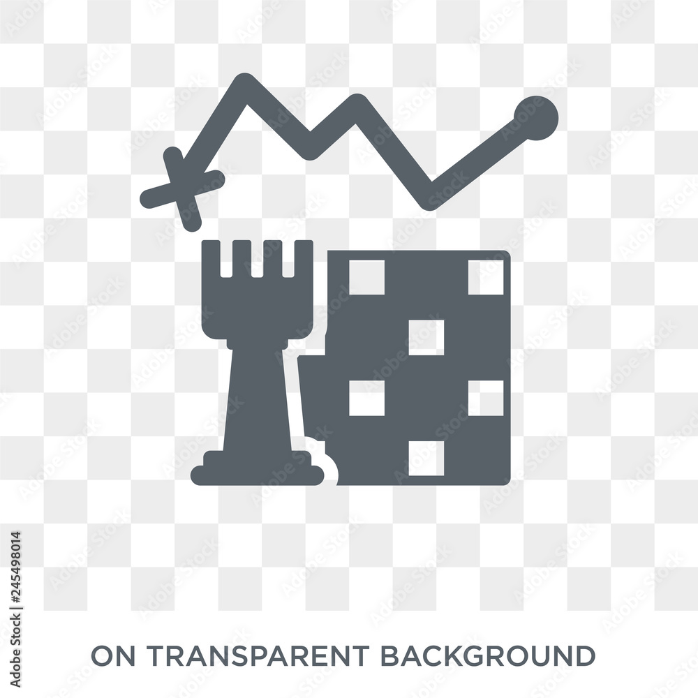 Poster rook icon. rook design concept from strategy 50 collection. simple element vector illustration on tr