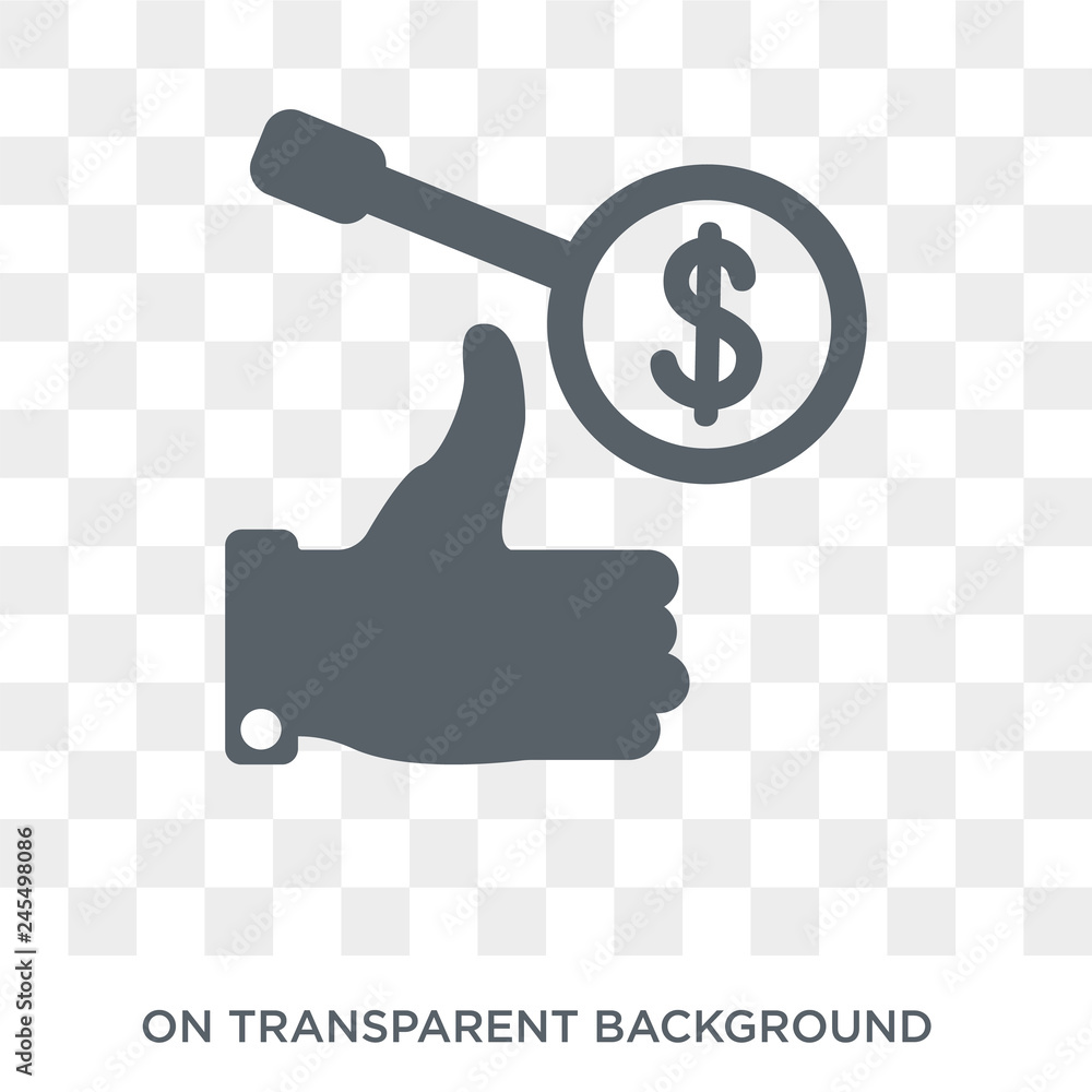 Poster reaction icon. reaction design concept from collection. simple element vector illustration on transp