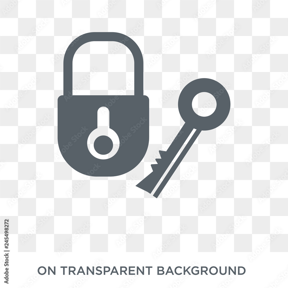 Poster open padlock icon. open padlock design concept from success collection. simple element vector illust