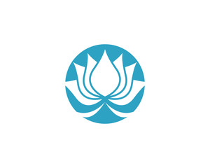 Beauty Vector flowers design logo Template icon