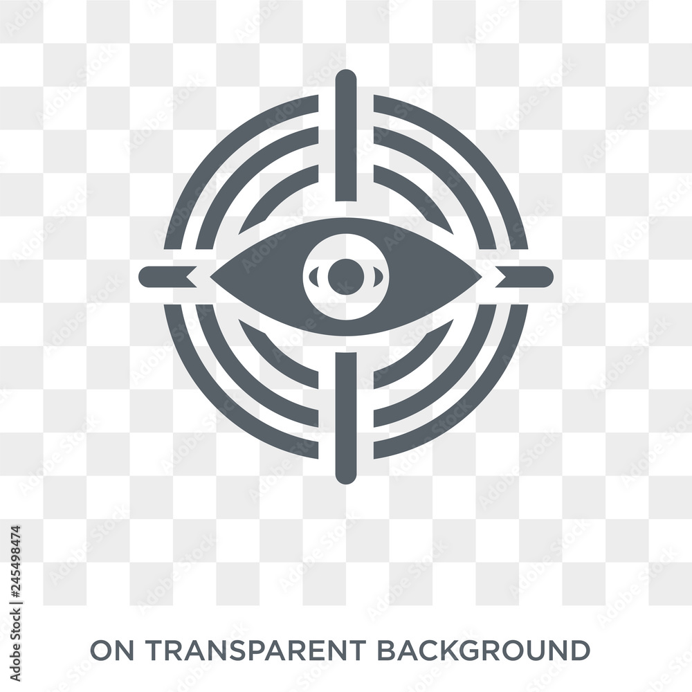 Poster focus icon. focus design concept from collection. simple element vector illustration on transparent 