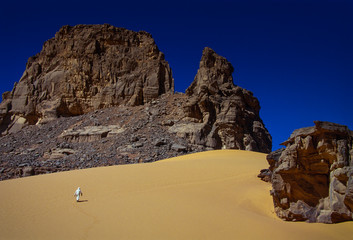 Fototapeta na wymiar Algeria, Tassili N'Ajjer National Park - Africa