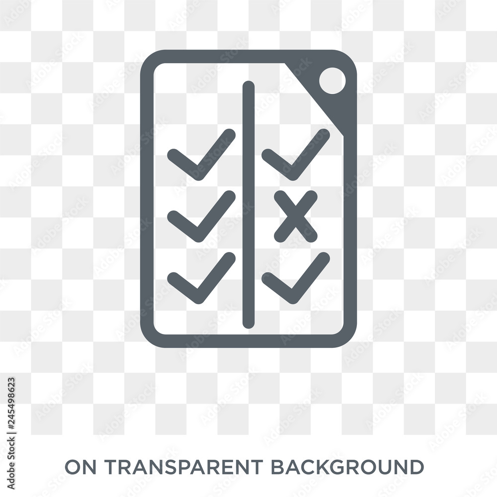 Poster comparison icon. comparison design concept from startup collection. simple element vector illustrati
