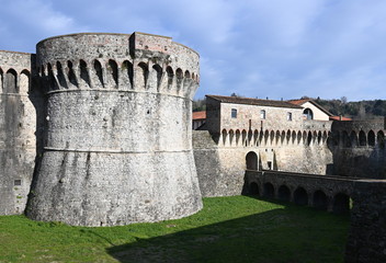 Firmafede fortress in Sarzana, Liguria, Italy