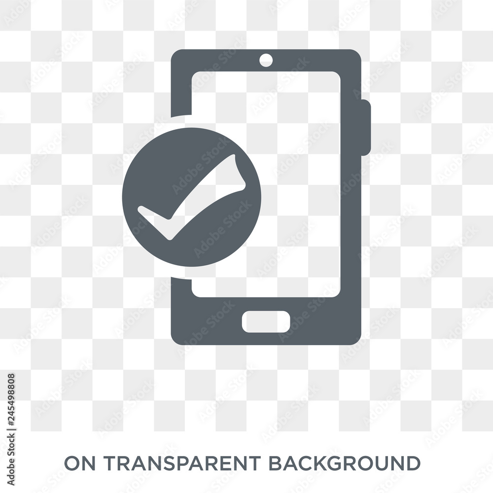 Aufkleber accept icon. accept design concept from success collection. simple element vector illustration on tr