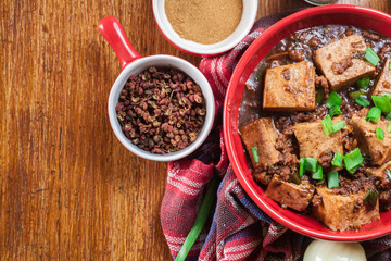 Mapo Tofu - sichuan spicy dish