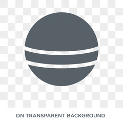 Ball icon. Trendy flat vector Ball icon on transparent background from sport collection. High quality filled Ball symbol use for web and mobile