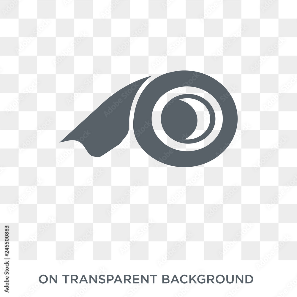 Poster tape icon. tape design concept from collection. simple element vector illustration on transparent ba