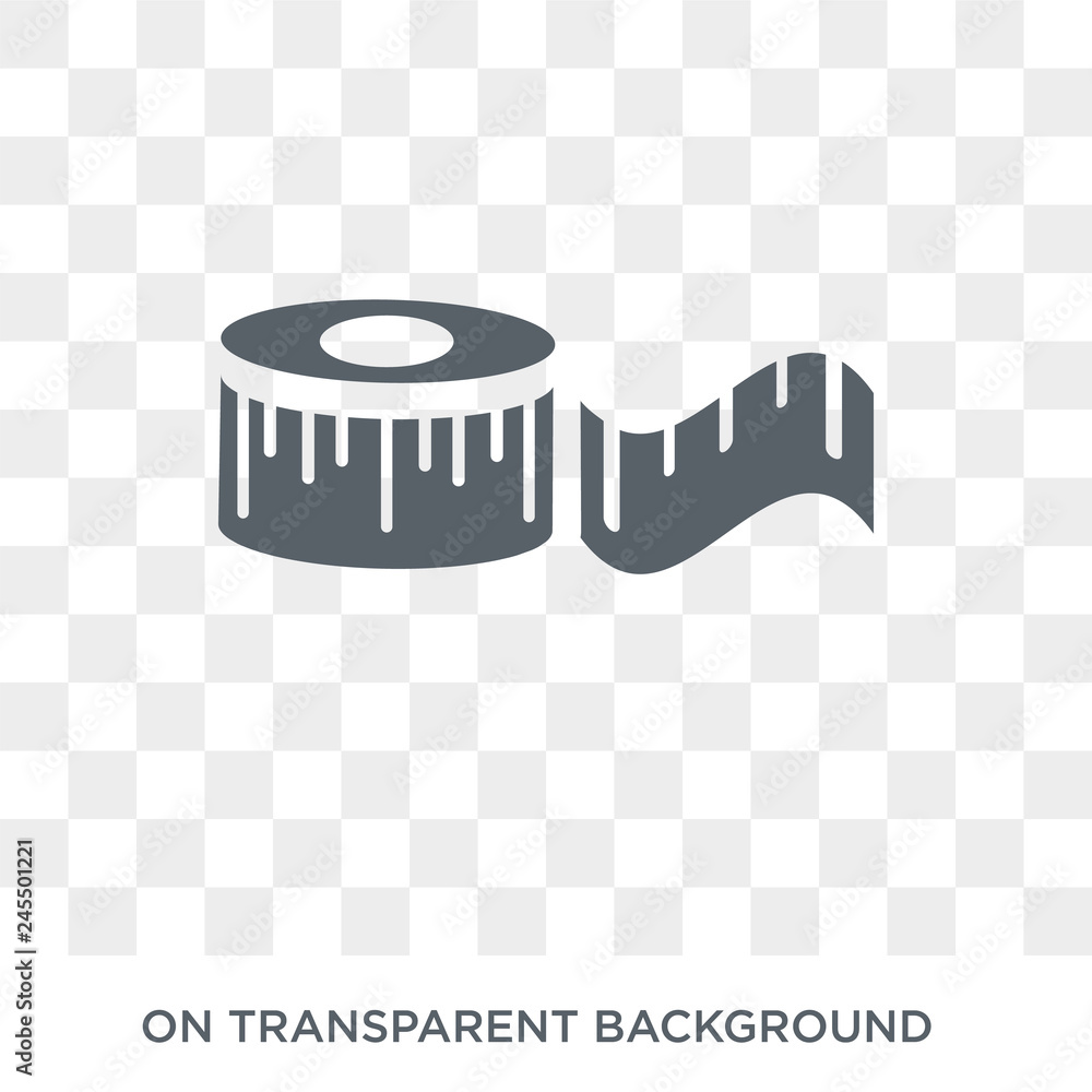 Poster measuring tape icon. measuring tape design concept from collection. simple element vector illustrati