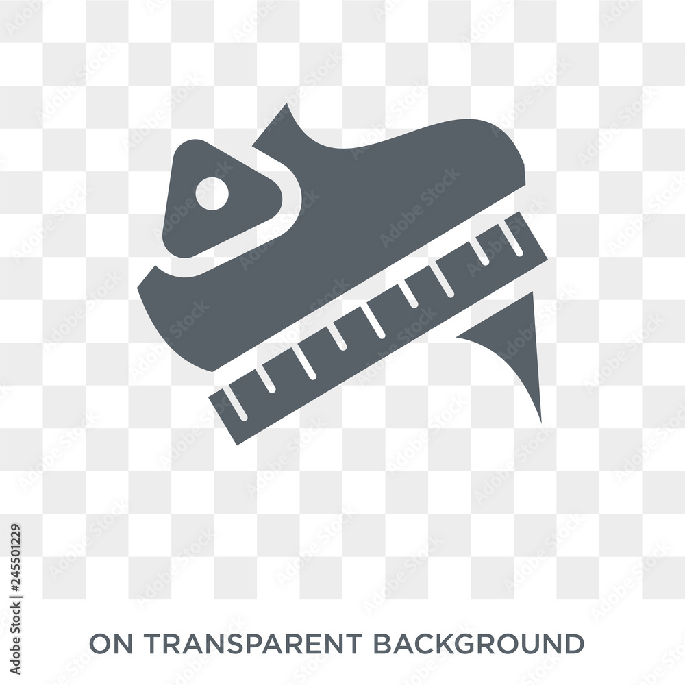 Poster measuring icon. measuring design concept from sew collection. simple element vector illustration on 