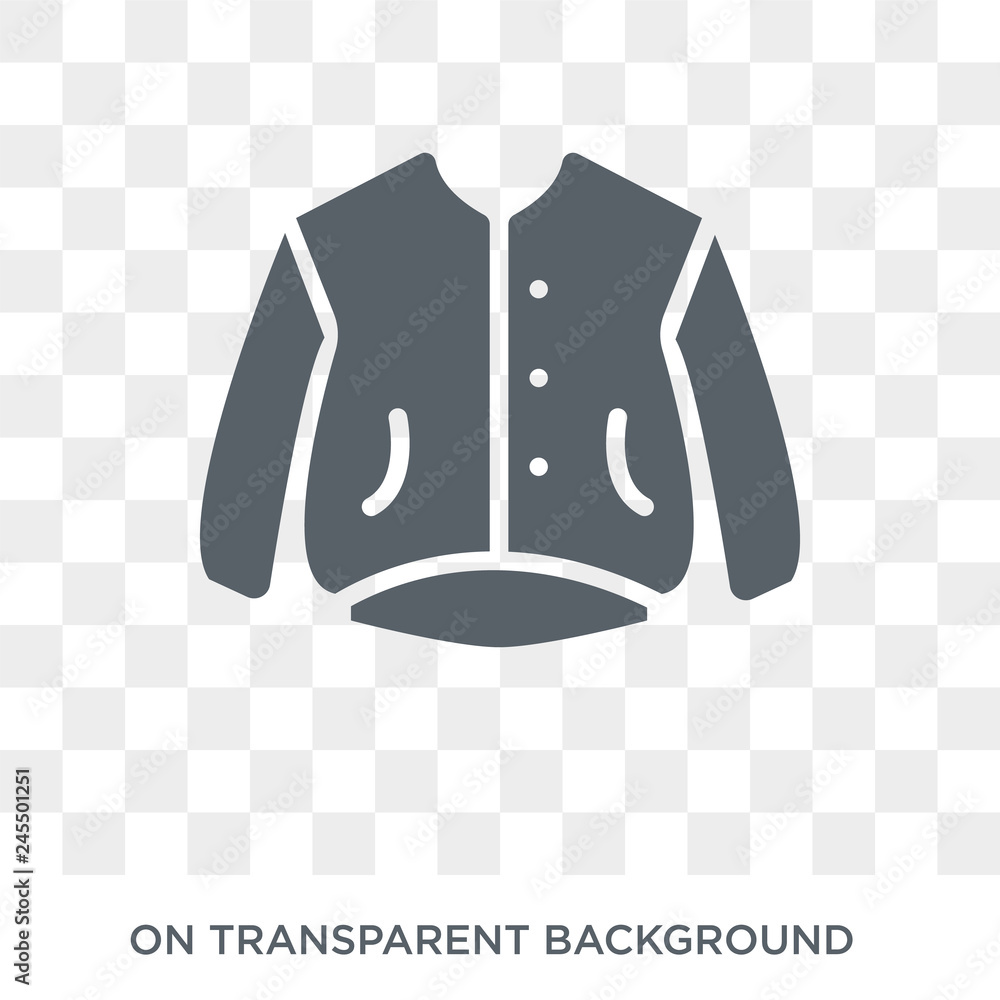 Poster jacket icon. jacket design concept from collection. simple element vector illustration on transparen