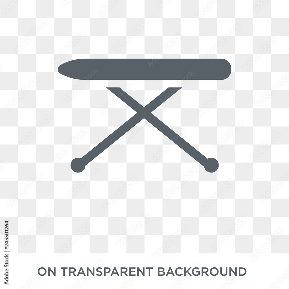 Poster ironing board icon. ironing board design concept from collection. simple element vector illustration