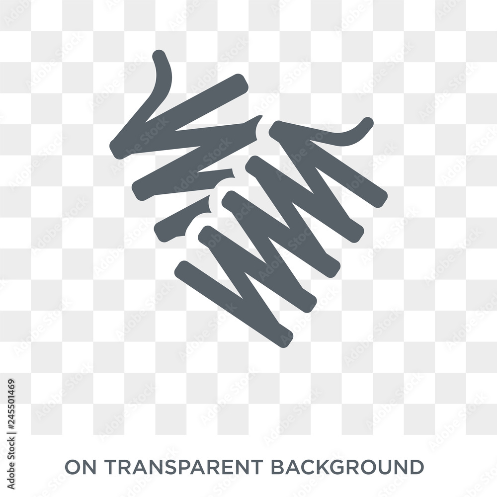 Poster coil icon. coil design concept from sew collection. simple element vector illustration on transparen
