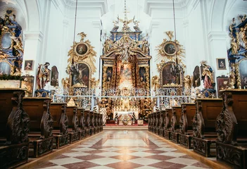 Foto op Canvas Beautiful baroque church in Austria © Patrick Daxenbichler