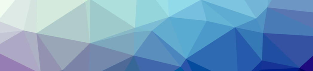 Fototapeta na wymiar Illustration of abstract Blue And Purple banner low poly background. Beautiful polygon design pattern.