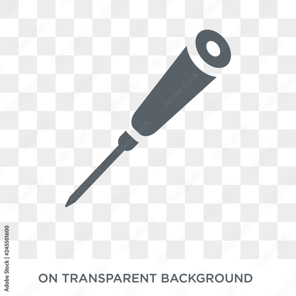 Poster awl icon. awl design concept from sew collection. simple element vector illustration on transparent 