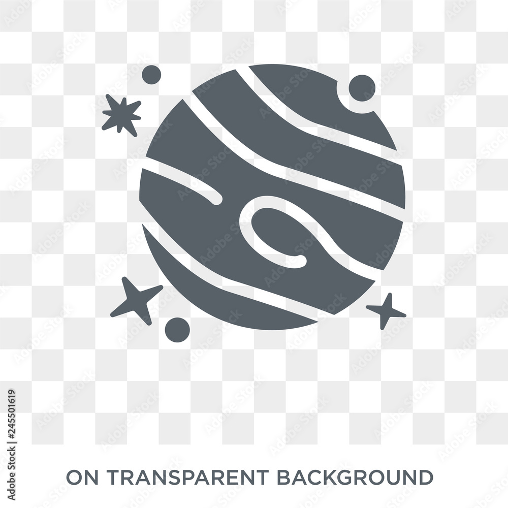 Poster venus icon. venus design concept from astronomy collection. simple element vector illustration on tr