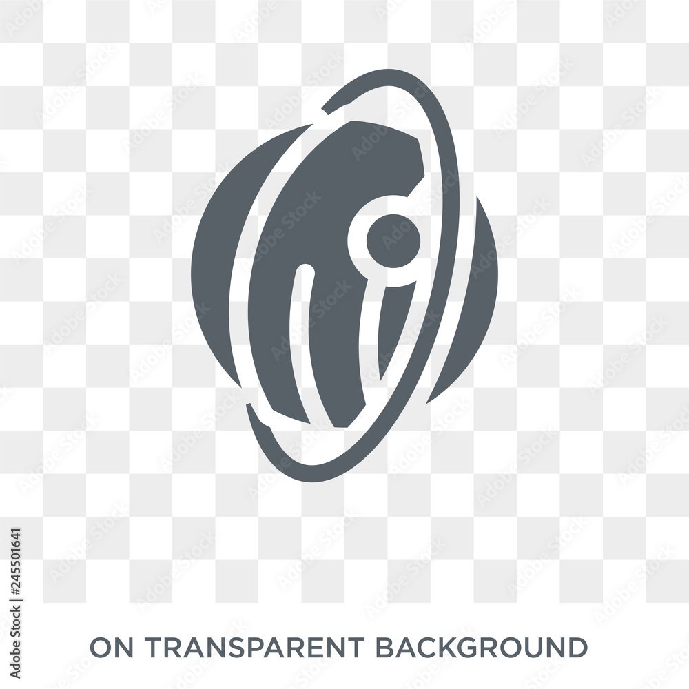 Poster uranus icon. uranus design concept from astronomy collection. simple element vector illustration on 