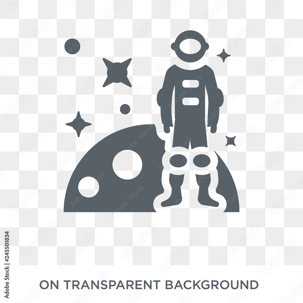 Poster space icon. space design concept from astronomy collection. simple element vector illustration on tr