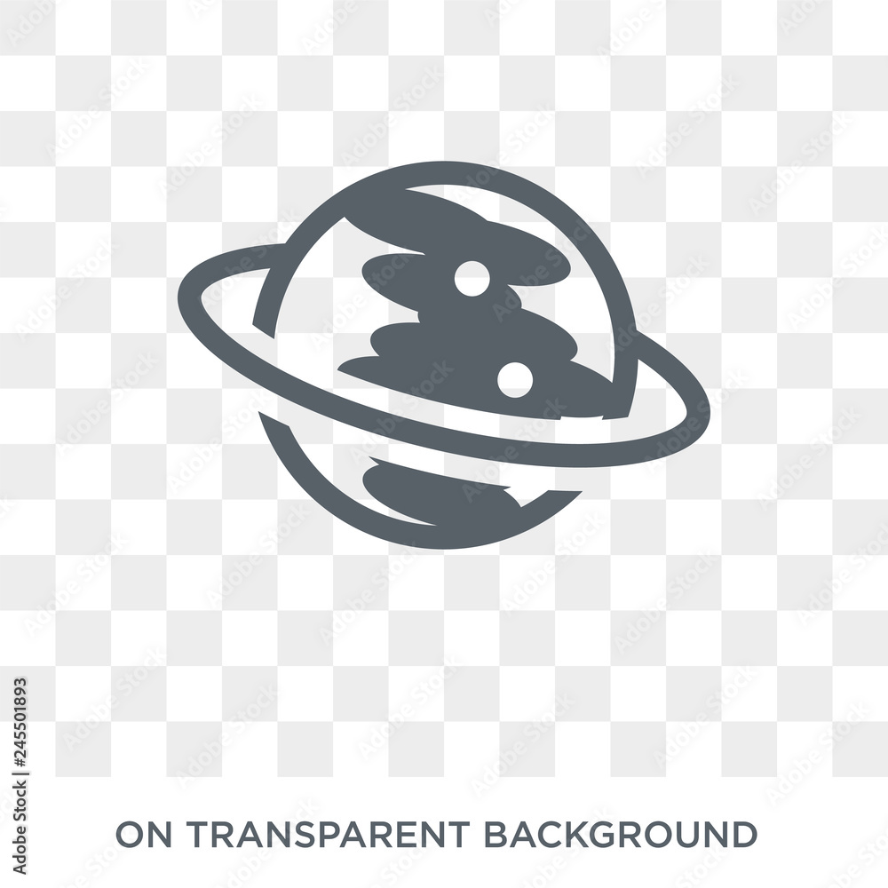 Poster saturn icon. saturn design concept from astronomy collection. simple element vector illustration on 