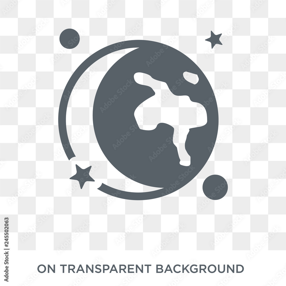 Poster moon icon. moon design concept from astronomy collection. simple element vector illustration on tran