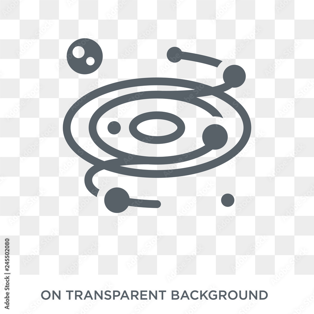 Poster milky way icon. milky way design concept from astronomy collection. simple element vector illustrati