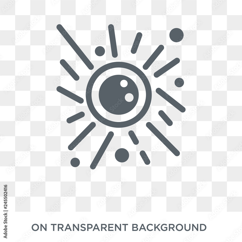 Poster big bang icon. big bang design concept from astronomy collection. simple element vector illustration