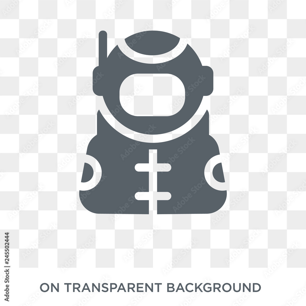 Poster astronaut icon. astronaut design concept from astronomy collection. simple element vector illustrati