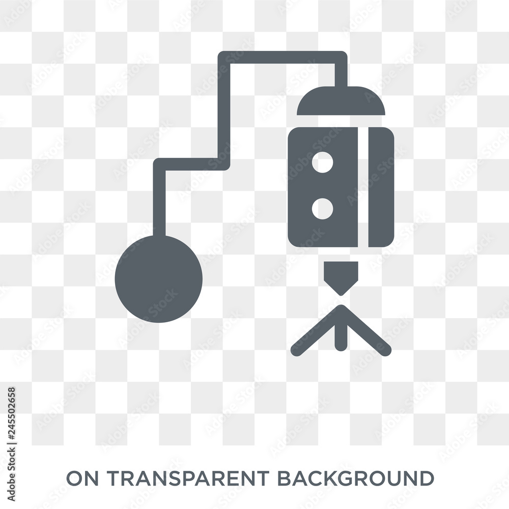Poster laser icon. laser design concept from collection. simple element vector illustration on transparent 