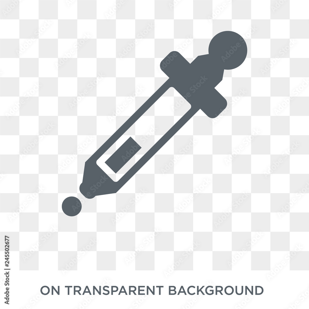 Poster dropper icon. dropper design concept from collection. simple element vector illustration on transpar