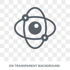 Atom icon. Atom design concept from  collection. Simple element vector illustration on transparent background.