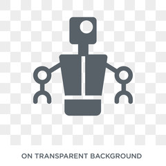 robot icon. robot design concept from  collection. Simple element vector illustration on transparent background.