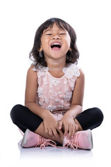 asian young kid excited