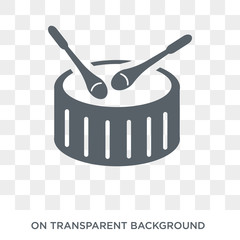 Eyd Drum icon. Trendy flat vector Eyd Drum icon on transparent background from Religion  collection. High quality filled Eyd Drum symbol use for web and mobile