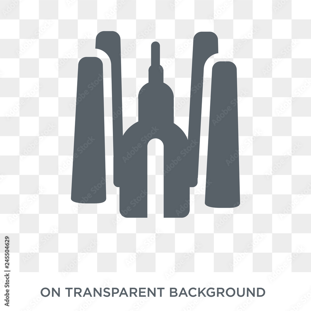 Poster Wat maha that icon. Trendy flat vector Wat maha that icon on transparent background from Religion collection. High quality filled Wat maha that symbol use for web and mobile
