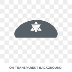Jewish icon. Trendy flat vector Jewish icon on transparent background from Religion collection. High quality filled Jewish symbol use for web and mobile