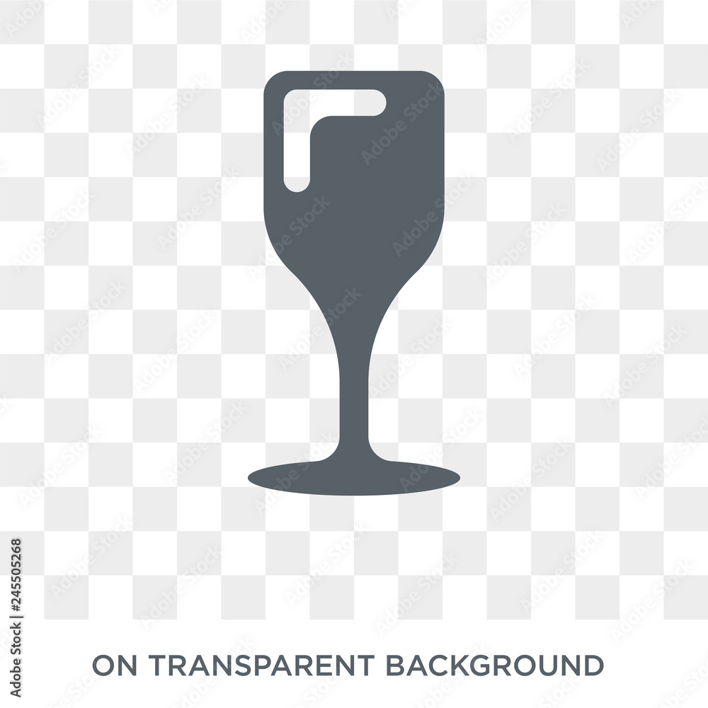 Poster goblet icon. trendy flat vector goblet icon on transparent background from religion collection. high