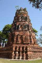 Parque Hist&oacute;rico de Ayutthaya, Ruinas de la antigua capital de Siam, Ayutthaya, Tailandia,que fue reconocido como Patrimonio de la Humanidad por la Unesco en el a&ntilde;o 1991