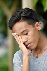 Youthful Male And Depression