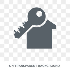 House Key icon. House Key design concept from  collection. Simple element vector illustration on transparent background.