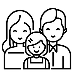 Family care Line illustration