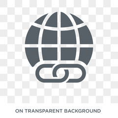 Hyperlink icon. Trendy flat vector Hyperlink icon on transparent background from Programming collection. High quality filled Hyperlink symbol use for web and mobile